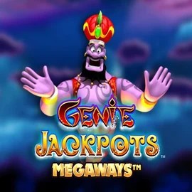 Genie Jackpots Megaways slot logo by Blueprint Gaming at Winbeatz Casino