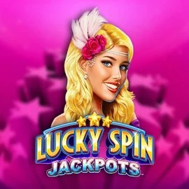 Lucky Spin Jackpots online game logo by Novomatic on winbeatzz.pl